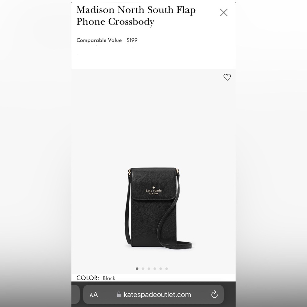 Kate Spade North South Flap Phone Crossbody